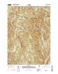 Windham Vermont Current topographic map, 1:24000 scale, 7.5 X 7.5 Minute, Year 2015