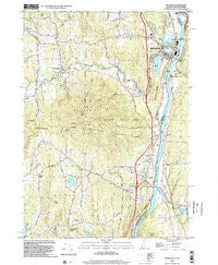 Windsor Vermont Historical topographic map, 1:24000 scale, 7.5 X 7.5 Minute, Year 1998