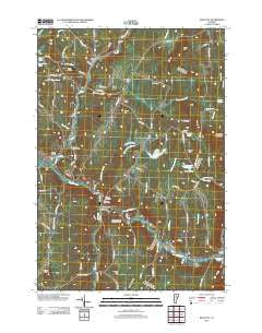Wolcott Vermont Historical topographic map, 1:24000 scale, 7.5 X 7.5 Minute, Year 2012