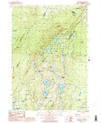 Woodbury Vermont Historical topographic map, 1:24000 scale, 7.5 X 7.5 Minute, Year 1986