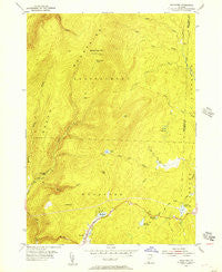Woodford Vermont Historical topographic map, 1:24000 scale, 7.5 X 7.5 Minute, Year 1954
