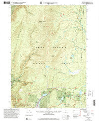Woodford Vermont Historical topographic map, 1:24000 scale, 7.5 X 7.5 Minute, Year 1997
