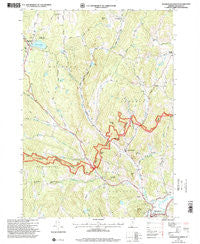 Woodstock North Vermont Historical topographic map, 1:24000 scale, 7.5 X 7.5 Minute, Year 1997