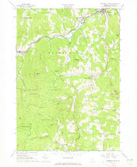 Woodstock South Vermont Historical topographic map, 1:24000 scale, 7.5 X 7.5 Minute, Year 1966