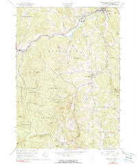 Woodstock South Vermont Historical topographic map, 1:24000 scale, 7.5 X 7.5 Minute, Year 1966