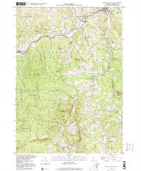 Woodstock South Vermont Historical topographic map, 1:24000 scale, 7.5 X 7.5 Minute, Year 1998