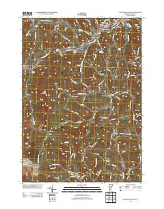 Woodstock South Vermont Historical topographic map, 1:24000 scale, 7.5 X 7.5 Minute, Year 2012
