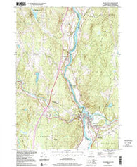 Woodsville New Hampshire Historical topographic map, 1:24000 scale, 7.5 X 7.5 Minute, Year 1999