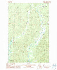 Aberdeen Gardens Washington Historical topographic map, 1:24000 scale, 7.5 X 7.5 Minute, Year 1990