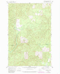 Aberdeen SE Washington Historical topographic map, 1:24000 scale, 7.5 X 7.5 Minute, Year 1955