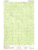 Abernathy Mountain Washington Historical topographic map, 1:24000 scale, 7.5 X 7.5 Minute, Year 1986