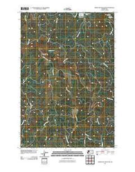 Abernathy Mountain Washington Historical topographic map, 1:24000 scale, 7.5 X 7.5 Minute, Year 2011