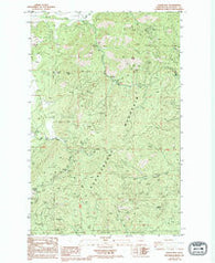 Adams Mtn Washington Historical topographic map, 1:24000 scale, 7.5 X 7.5 Minute, Year 1985