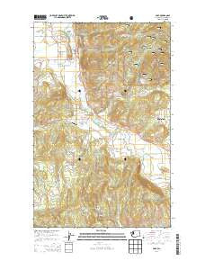 Addy Washington Current topographic map, 1:24000 scale, 7.5 X 7.5 Minute, Year 2014