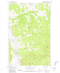 Addy Mountain Washington Historical topographic map, 1:24000 scale, 7.5 X 7.5 Minute, Year 1965