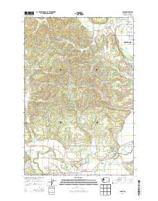 Adna Washington Current topographic map, 1:24000 scale, 7.5 X 7.5 Minute, Year 2014