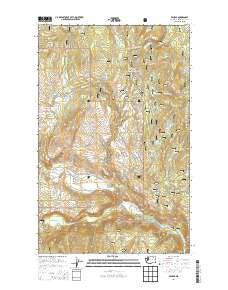 Aeneas Washington Current topographic map, 1:24000 scale, 7.5 X 7.5 Minute, Year 2014