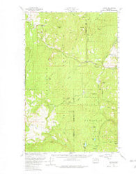 Aeneas Washington Historical topographic map, 1:62500 scale, 15 X 15 Minute, Year 1958