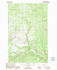 Aeneas Washington Historical topographic map, 1:24000 scale, 7.5 X 7.5 Minute, Year 1988