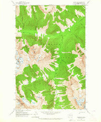 Agnes Mtn Washington Historical topographic map, 1:24000 scale, 7.5 X 7.5 Minute, Year 1963