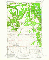Airway Heights Washington Historical topographic map, 1:24000 scale, 7.5 X 7.5 Minute, Year 1963