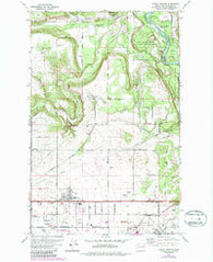 Airway Heights Washington Historical topographic map, 1:24000 scale, 7.5 X 7.5 Minute, Year 1973