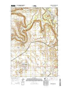 Airway Heights Washington Current topographic map, 1:24000 scale, 7.5 X 7.5 Minute, Year 2014