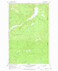 Aladdin Washington Historical topographic map, 1:24000 scale, 7.5 X 7.5 Minute, Year 1966