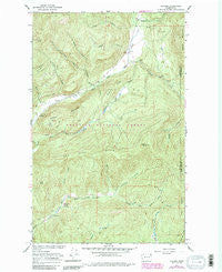 Aladdin Washington Historical topographic map, 1:24000 scale, 7.5 X 7.5 Minute, Year 1966