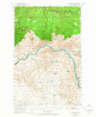 Alameda Flat Washington Historical topographic map, 1:62500 scale, 15 X 15 Minute, Year 1950