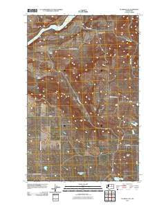 Alameda Flat Washington Historical topographic map, 1:24000 scale, 7.5 X 7.5 Minute, Year 2011