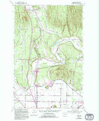 Alger Washington Historical topographic map, 1:24000 scale, 7.5 X 7.5 Minute, Year 1952