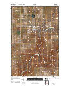 Almira Washington Historical topographic map, 1:24000 scale, 7.5 X 7.5 Minute, Year 2011