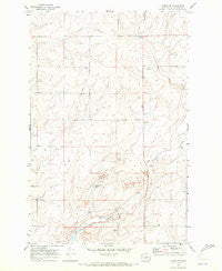 Almira SE Washington Historical topographic map, 1:24000 scale, 7.5 X 7.5 Minute, Year 1969