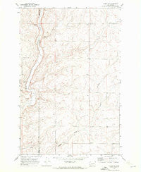 Almira SW Washington Historical topographic map, 1:24000 scale, 7.5 X 7.5 Minute, Year 1969