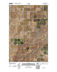 Almira SE Washington Historical topographic map, 1:24000 scale, 7.5 X 7.5 Minute, Year 2011