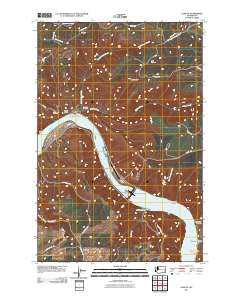 Almota Washington Historical topographic map, 1:24000 scale, 7.5 X 7.5 Minute, Year 2011