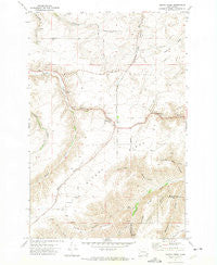 Alpowa Ridge Washington Historical topographic map, 1:24000 scale, 7.5 X 7.5 Minute, Year 1971