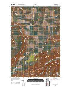 Alpowa Ridge Washington Historical topographic map, 1:24000 scale, 7.5 X 7.5 Minute, Year 2011