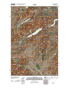Amber Washington Historical topographic map, 1:24000 scale, 7.5 X 7.5 Minute, Year 2011