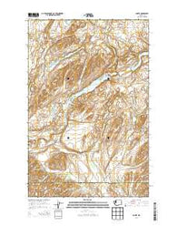 Amber Washington Current topographic map, 1:24000 scale, 7.5 X 7.5 Minute, Year 2014