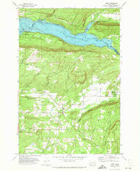 Amboy Washington Historical topographic map, 1:24000 scale, 7.5 X 7.5 Minute, Year 1971