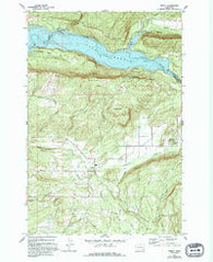 Amboy Washington Historical topographic map, 1:24000 scale, 7.5 X 7.5 Minute, Year 1971