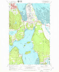 Anacortes South Washington Historical topographic map, 1:24000 scale, 7.5 X 7.5 Minute, Year 1978