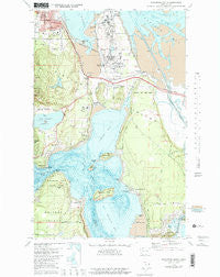 Anacortes South Washington Historical topographic map, 1:24000 scale, 7.5 X 7.5 Minute, Year 1978