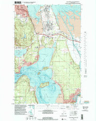 Anacortes South Washington Historical topographic map, 1:24000 scale, 7.5 X 7.5 Minute, Year 1998