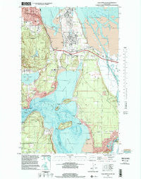 Anacortes South Washington Historical topographic map, 1:24000 scale, 7.5 X 7.5 Minute, Year 1998