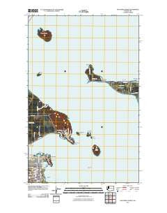 Anacortes North Washington Historical topographic map, 1:24000 scale, 7.5 X 7.5 Minute, Year 2011