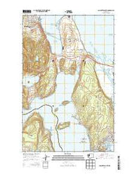 Anacortes South Washington Current topographic map, 1:24000 scale, 7.5 X 7.5 Minute, Year 2014