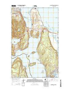 Anacortes South Washington Current topographic map, 1:24000 scale, 7.5 X 7.5 Minute, Year 2014